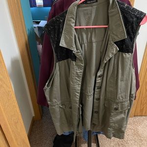 Maurices Army Vest